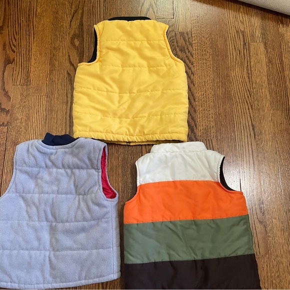 Wonder Kids Little Rebels Boys Vests **Qty 3** Gray Yellow Orange Size 4T - Picture 13 of 13